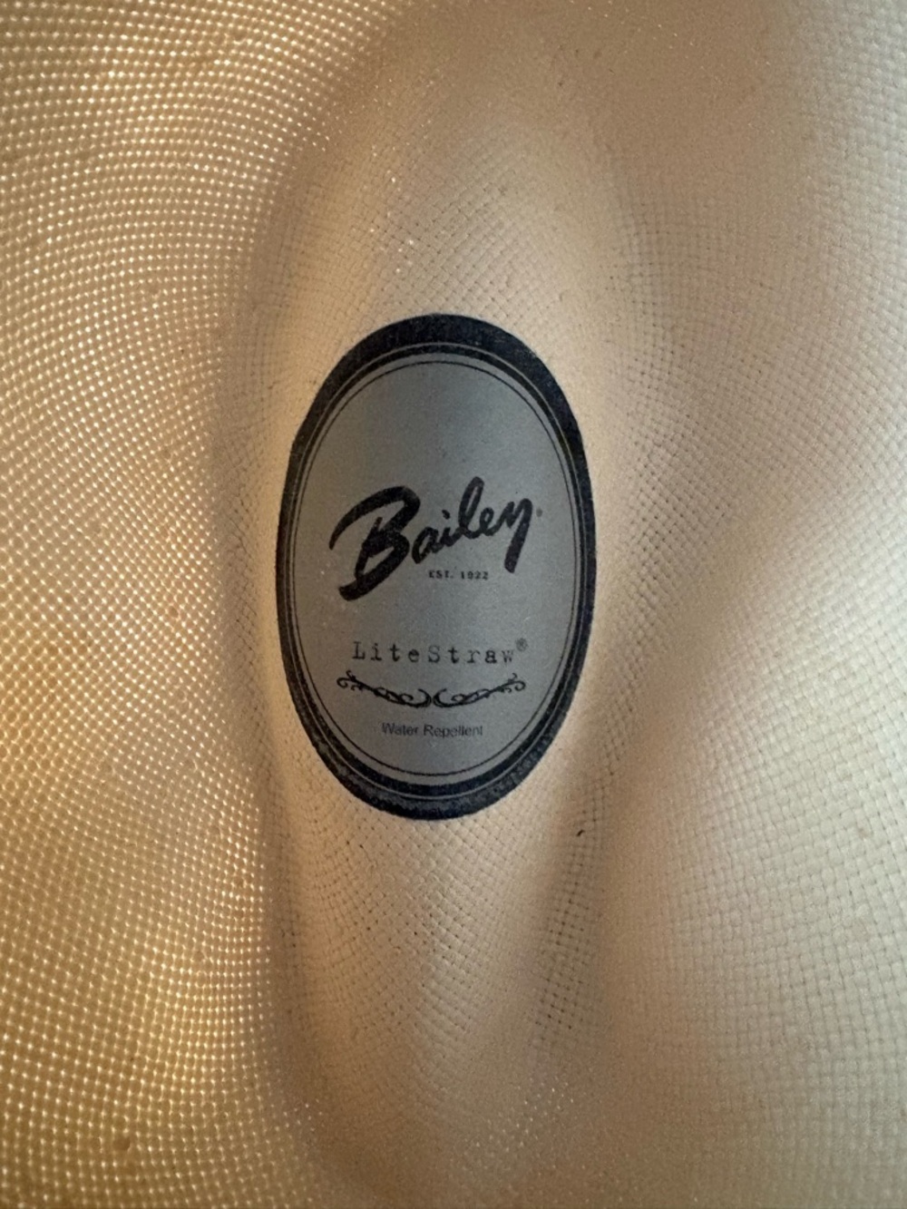 Bailey Hanson LiteStraw Fedora in Natural/Black Size Medium - Picture 5 of 8
